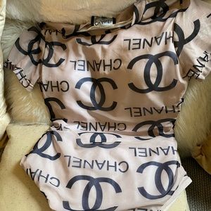 Chanel swim suit body suit new no tags